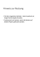 Vorschau - Mal- und Bastelvorlagen - Vorlage magischer Zylinder - blanko editierbar - Seite 3