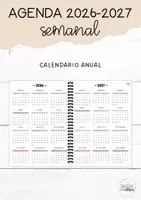 Vista previa - Para docentes: organización, planificación y formación - Agenda 26-27 semanal - página 3