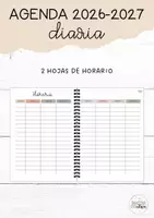 Vista previa - Para docentes: organización, planificación y formación - Agenda 26-27 diaria - página 2