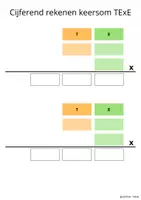 Voorbeeld - Pakket wisbord cijferend vermenigvuldigen, delen, kommagetallen - Pagina 2
