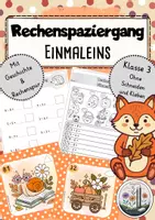 Vorschau - Arbeitsblätter - Rechenspaziergang Klasse 3: Einmaleins. Mit Geschichte und Rechenspur. - Deckblatt