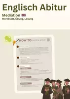 Vorschau - Arbeitsblätter - Arbeitsblatt Englisch Mediation - Deckblatt