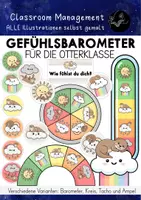 Vorschau - Mal- und Bastelvorlagen - Gefühlsbarometer Otterklasse | Gefühlsampel - Deckblatt