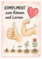 Vorschau - selbst erstellte Cliparts/Grafiken - 3 Arten von Komplimenten - Plakate mit Satzanfängen - Seite 3