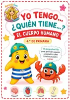 Vista previa - Unidades / Secuencias / Situaciones de Aprendizaje - Yo tengo… ¿Quién tiene? El cuerpo humano. 4.º de Primaria. 36 tarjetas - Portada