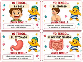 Vista previa - Unidades / Secuencias / Situaciones de Aprendizaje - Yo tengo… ¿Quién tiene? El cuerpo humano. 4.º de Primaria. 36 tarjetas - página 3