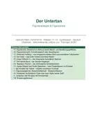 Vorschau - Unterrichtsreihen - Der Untertan (Heinrich Mann) – Figurenanalyse & Figurennetz: Diederich Heßling, der alte Buck, Wolfgang Buck, Guste, Wulckow, Napoleon Fischer | Oberstufe Kl. 11–13 - Deckblatt
