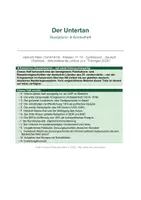 Vorschau - Unterrichtsreihen - Der Untertan (Heinrich Mann) – Rezeptions- & Kontextheft: Die dreifache Zensurgeschichte (Kriegszensur, NS-Verbot, geteilte DDR/BRD-Rezeption) & DEFA-Verfilmung 1951 | Oberstufe Kl. 11–13 - Deckblatt