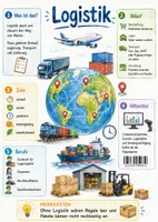 Vorschau - Arbeitsblätter - Lernposter + Arbeitsblätter zum Thema "Logistik" + Lösung & MP3 + Mindmap + Infografik - Deckblatt