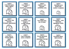 Vorschau - Interaktives Material - 🗣️ Conversation Cards South Africa 🇿🇦 | mit Differenzierung Warm up - Seite 2
