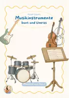 Vorschau - Poster - Musikinstrumente Cliparts | 42 Instrumente bunt/Umriss - Deckblatt