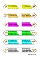 Vorschau - Mal- und Bastelvorlagen - Erdmännchenklasse: Willkommensgruß 2.Klasse Schulanfang - Seite 1