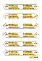 Vorschau - Mal- und Bastelvorlagen - Erdmännchenklasse: Willkommensgruß 2.Klasse Schulanfang - Seite 3