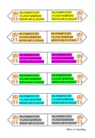 Vorschau - Bildkarten - Tigerklasse: Willkommensgruß 2.Klasse Schulanfang - Seite 1
