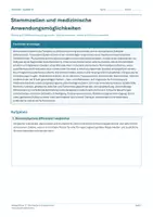 Vorschau - Arbeitsblätter - Arbeitsblatt Biologie Klasse 12 - Stammzellen und medizinische Anwendungsmöglichkeiten - Deckblatt