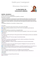 Aperçu - Préparation de séquence / Séquence complète - savoir-ecrire-decrire-un-monument cycle 3 CM1 - Page 1
