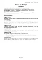 Vorschau - Klassenarbeiten - Materialpaket: Klausuren zur Humanevolution - Seite 1