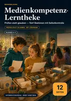 Vorschau - Arbeitsblätter - Medienkompetenz-Lerntheke Klasse 4/5 – Fake News, Suchen & Quellen prüfen - Deckblatt