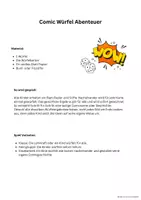 Vorschau - Spiele - Comic-Würfelspiel - verrückte Comics zeichen - Deckblatt