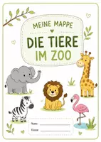 Vorschau - Arbeitsblätter - Stationenarbeit Tiere im Zoo - Deckblatt
