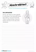 Vorschau - Arbeitsblätter - 10 Abschreibtexte zum Herbst - Seite 1
