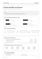Vorschau - Arbeitsblätter - Brüche verstehen - Zähler, Nenner, Kürzen und Erweitern. 6-7 Klasse - Seite 3
