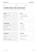 Vorschau - Arbeitsblätter - Fit für Klasse 7 - Mathe Wiederholung Klasse 6 - Seite 3