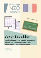 Vorschau - Arbeitsblätter - Passé Composé - Verben konjugieren - Deckblatt