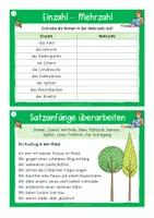Vorschau - Anderer Materialtyp - Deutschkartei 3. Klasse (für selbständige Übungsmöglichkeit) - Seite 2