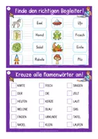 Vorschau - Anderer Materialtyp - Deutschkartei 2. Klasse (für selbständige Übungsmöglichkeit) - Seite 2