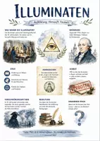 Vorschau - Arbeitsblätter - Lernposter + Arbeitsblätter "Illuminati" + Lösung & MP3 + Mindmap + Infografik - Deckblatt