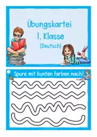 Vorschau - Anderer Materialtyp - Deutschkartei 1. Klasse (für selbständige Übungsmöglichkeit) - Seite 1