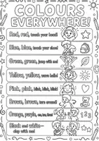 Προεπισκόπηση - Φύλλα εργασίας - Colours Everywhere! – Junior English Pack - Σελίδα 2