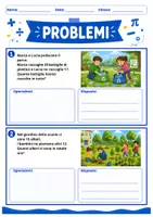 anteprima - Esercizi - Problemi classe seconda scuola primaria - Pagina 1