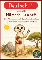 Vorschau - Arbeitsblätter - Mitmachgeschichte Erdmännchen Leseband Klasse 1 und 2 - Deckblatt