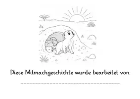Vorschau - Arbeitsblätter - Mitmachgeschichte Erdmännchen Leseband Klasse 1 und 2 - Seite 3