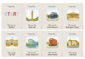 Vorschau - Spiele - London Sights: I have who has (Wortschatzarbeit) - Seite 1