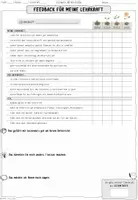Vorschau - Arbeitsblätter - Growth Mindset Feedback zu meinem Unterricht - Deckblatt