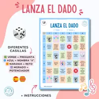 Vista previa - Juegos / Gamificación - 🎲 LANZA EL DADO MUSICAL - Retos musicales 🎶 - Portada