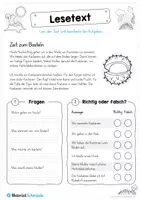 Vorschau - Arbeitsblätter - 10 Lesetexte zum Herbst (mit Aufgaben) - Seite 1