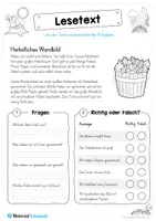 Vorschau - Arbeitsblätter - 10 Lesetexte zum Herbst (mit Aufgaben) - Seite 2