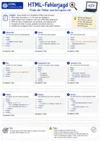 Vorschau - Arbeitsblätter - Materialpaket - HTML - für Anfänger - Seite 3