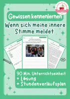 Vorschau - Stundenentwürfe - Das Gewissen & die innere Stimme | Ethik Klasse 7–9 - Deckblatt