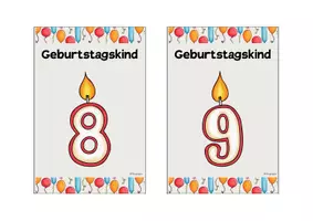 Vorschau - Präsentationen/Tafelbilder - Geburtstagskind / Aufsteller (10x15) - Seite 2