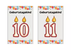 Vorschau - Präsentationen/Tafelbilder - Geburtstagskind / Aufsteller (10x15) - Seite 3