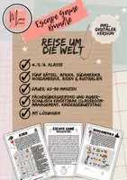 Vorschau - Spiele - Bundle Escape Game "Reise um die Welt" (Print- und digitale Version) - Seite 1