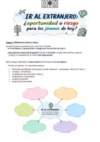 Vorschau - Unterrichtsreihen - Ir al extranjero (Jóvenes e intercambio) Grundlagenmaterial - Deckblatt
