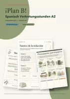 Vorschau - Spiele - Spanisch Vertretungsstunden A2 | 5–45 Min | 5 komplette Missionen - Deckblatt
