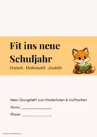 Vorschau - Stationenlernen - Wiederholungsheft Klasse 2/3 | Deutsch, Mathematik - Seite 1