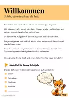 Vorschau - Stationenlernen - Wiederholungsheft Klasse 2/3 | Deutsch, Mathematik - Seite 2